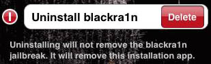 uninstall blackra1n uninstall blackra1n