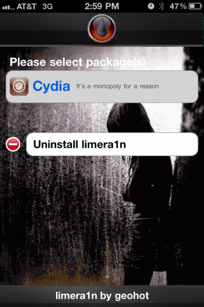 Install Cydia with LimeRa1n