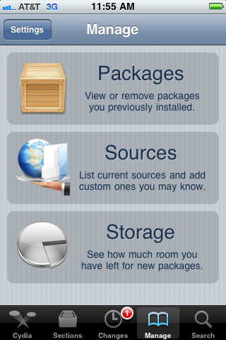 Manage sources