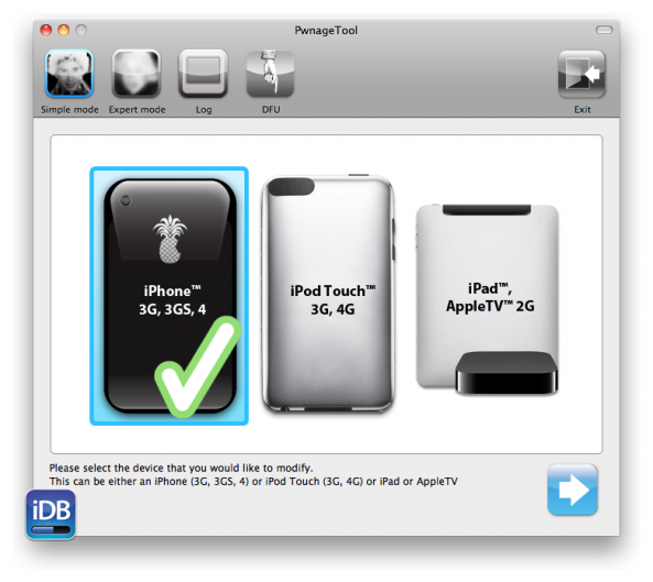 PwnageTool 4.3.3 Step 3