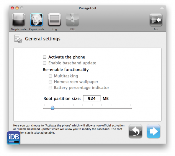 PwnageTool 4.3.3 Step 7