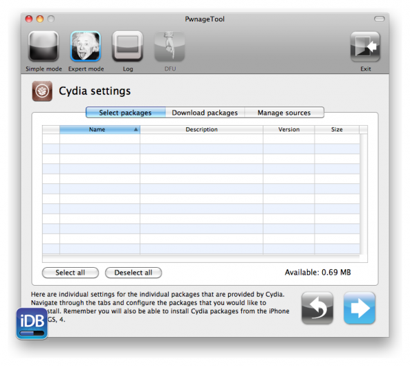 PwnageTool 4.3.3 Step 8