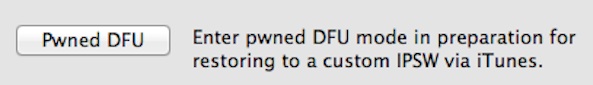 Pwned DFU Mode
