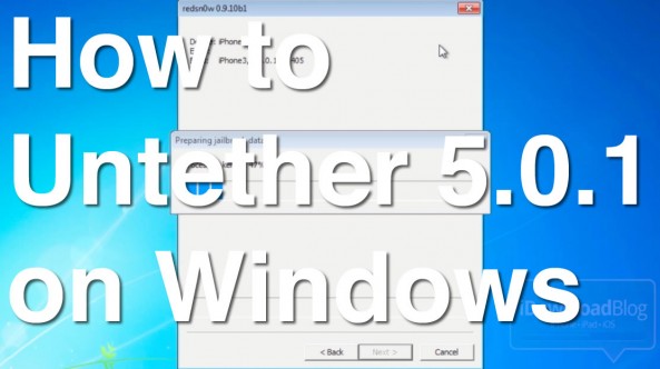 How to Untether 5.0.1 on Windows