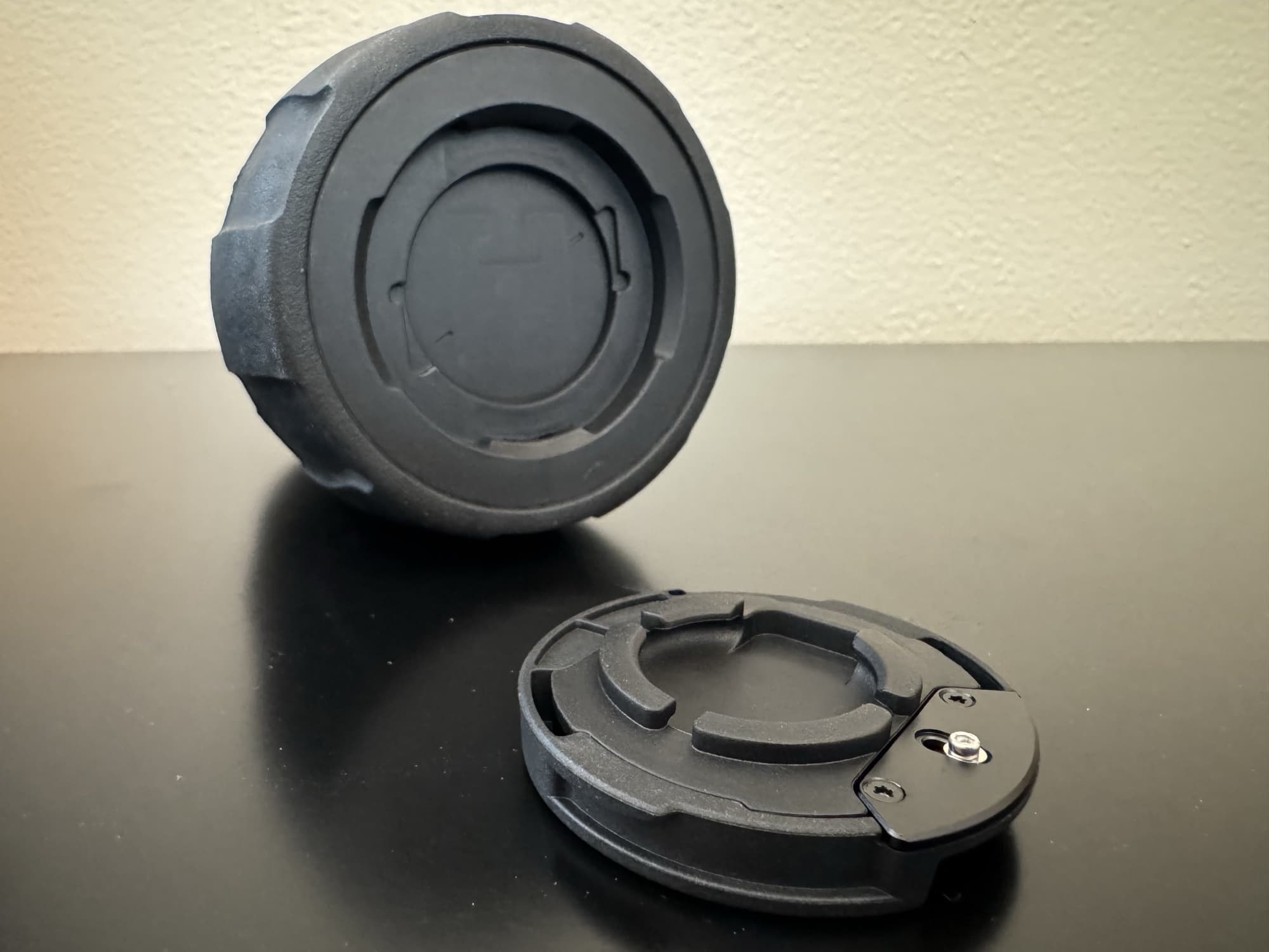 PolarPro Defender Pro lens cover storage compartment.