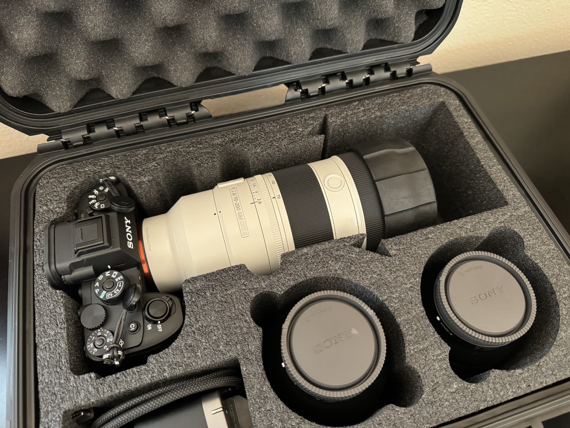 PolarPro Defender Pro on Sony 70-200mm f/2.8 lens.