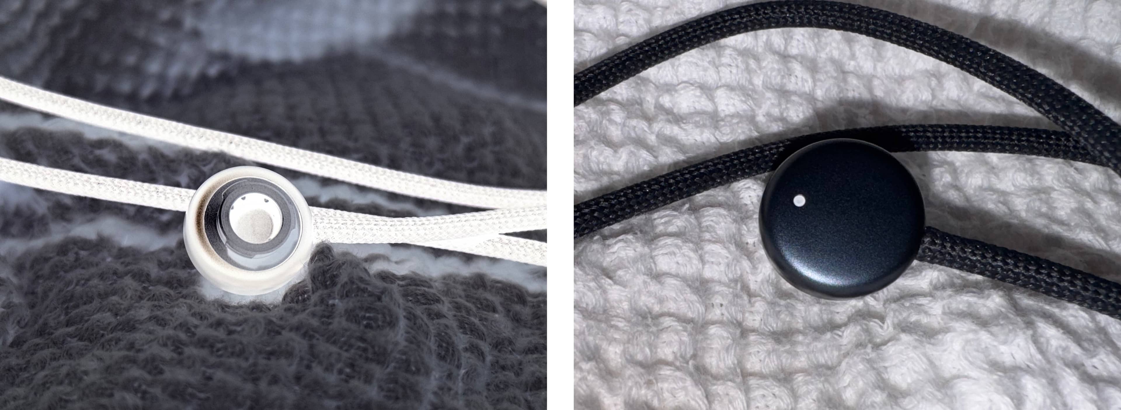 Two images showing purported Vision Air charging connector.